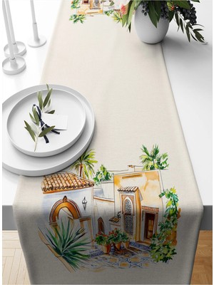 Bertille Home Ramazan Serisi 140X40 cm Dijital Baskılı Runner (Ramadan)