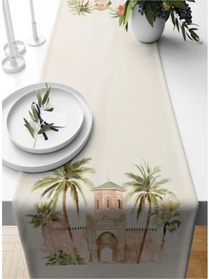 Bertille Home Ramazan Serisi 140X40 cm Dijital Baskılı Runner (Ramadan)