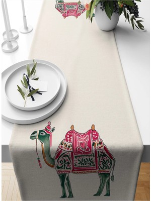 Bertille Home Ramazan Serisi 140X40 cm Dijital Baskılı Runner (Ramadan)