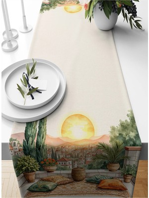 Bertille Home Ramazan Serisi 140X40 cm Dijital Baskılı Runner (Ramadan)