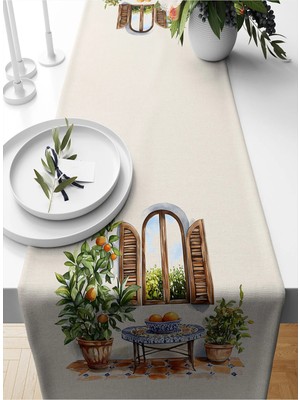 Bertille Home Ramazan Serisi 140X40 cm Dijital Baskılı Runner (Ramadan)