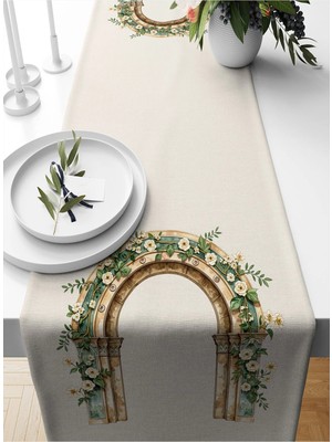 Bertille Home Ramazan Serisi 140X40 cm Dijital Baskılı Runner (Ramadan)