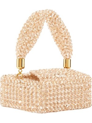 Pazarcan Bianca Marshmallow Mini Abiye Çanta