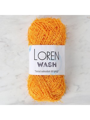 Pazarcan Wash Turuncu El Örgü Ipi - Bulaşık Peeling Bezi Için
