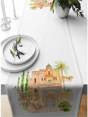 Bertille Home Ramazan Serisi 140X40 cm Dijital Baskılı Runner (Ramadan)
