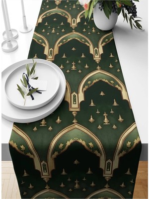 Bertille Home Ramazan Serisi 140X40 cm Dijital Baskılı Runner (Ramadan)