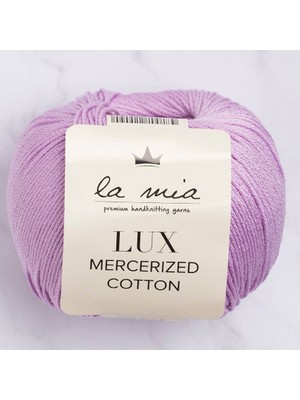 Pazarcan La Mia Lux Merserize Pamuk Lila El Örgü Ipi - 33747
