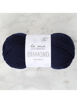 Pazarcan La Mia Diamond Lacivert El Örgü Ipi - Anti-Pilling Özellikli