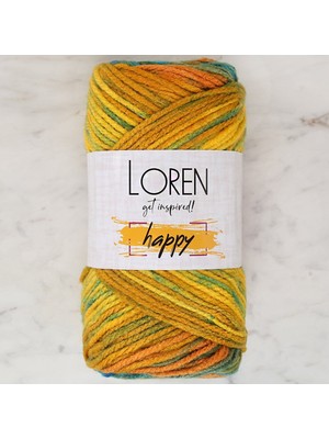 Pazarcan Happy Ebruli El Örgü Ipi - 4 Katlı Renkli Iplik
