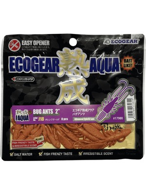 Ecogear Jukusei Aqua Bug Ants 2’’ 56MM J18 Orange Gold