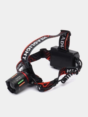 Pazarcan PS-2910 Şarjlı Profesyonel Zoomlu Kamp Kafa Lambası Feneri