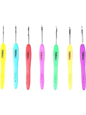 Pazarcan Ergonomik Tığ 2 Numara - Elastik Saplı Örgü Aracı