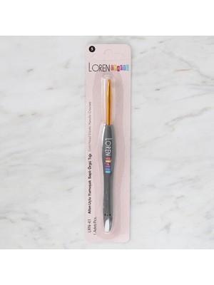 Pazarcan Crafts Altın Uçlu Yün Tığ - Yumuşak Sap, Konforlu Kullanım