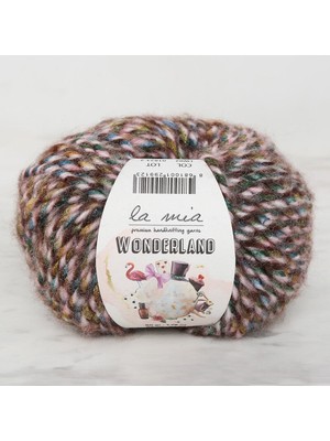 Pazarcan La Mia Wonderland Ebruli El Örgü Ipi - Işıltılı Hobi Malzemesi