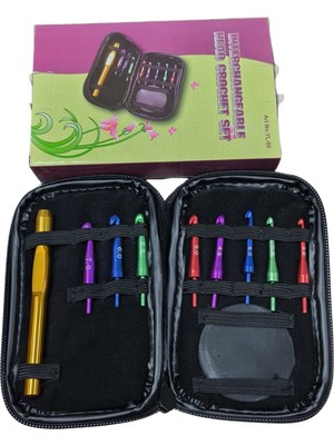 Pazarcan Değiştirilebilir Yün Tığ Seti - 9 Parça Pratik Set