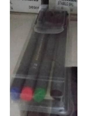 Stabilo 389/4 0,3 mm 4'lü  Roller Kalem