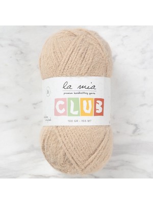 Pazarcan La Mia Club Bej El Örgü Ipi - Yumuşak Dayanıklı
