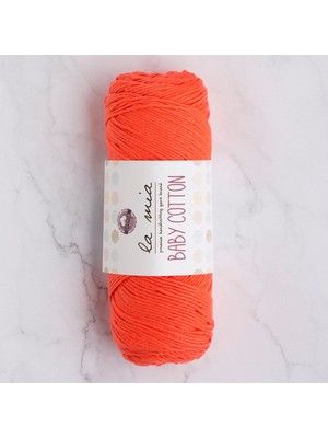 Pazarcan La Mia Baby Cotton Nar Çiçeği El Örgü Ipi - Yumuşak Güvenli Kullanım