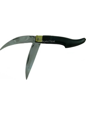 Derin Stok Tosya Küçük Çiftli Testereli Bıçkı Çakı 14 cm - Plastik Saplı, Manuel