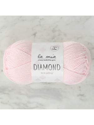 Pazarcan La Mia Diamond Pembe El Örgü Ipi - Yumuşak Kaliteli Iplik