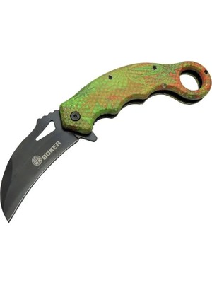 Derin Stok Bukalemun 471B Kamp Çakı 20 cm - Plastik Sap