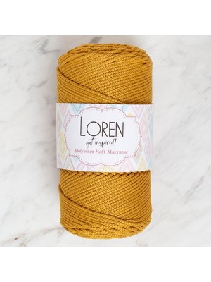 Pazarcan Hardal Macrame El Örgü Ipi - Polyester Iplik