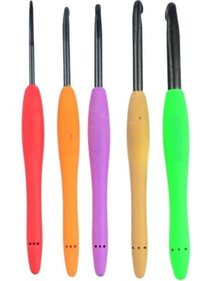 Pazarcan Ergonomik Tığ 3 Numara Siyah Uçlu Elastik Saplı