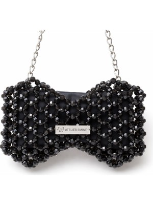 Pazarcan Fresco Midnight El Yapımı Abiye Çanta