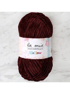 Pazarcan La Mia Mellow Kahverengi Kadife El Örgü Ipi - 34165