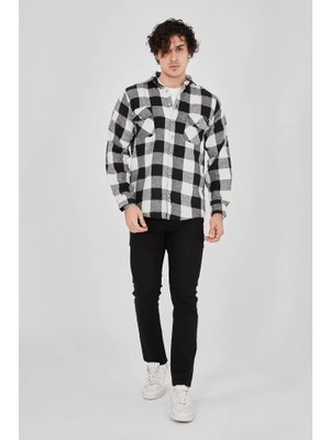 Stores36 Erkek Oduncu Gömlek - Siyah