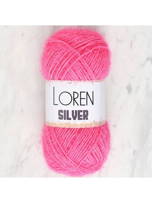 Pazarcan Silver Koyu Pembe El Örgü Ipi - Yumuşak Seçim