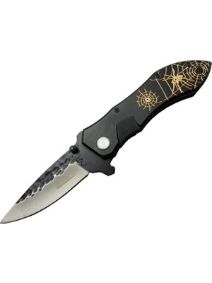 Derin Stok T70 Dövme Kamp Çakı 20 cm - Plastik Sap, Kemerlikli