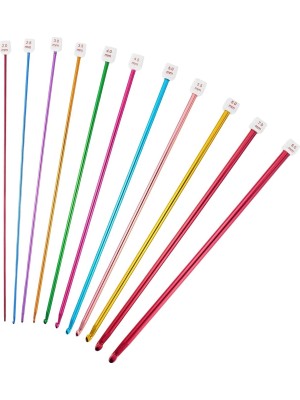 Pazarcan Ergonomik Metalize Örgü Tığ 25 cm - 7 Numara