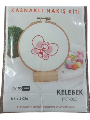 Pazarcan Kasnaklı Nakış Kiti 8.6 x 6 cm