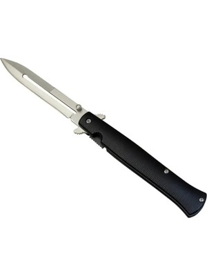 Derin Stok Çakı Metal Delikli Kabzalı 23 cm , Yarı Otomatik