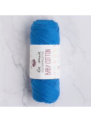 Pazarcan La Mia Koyu Bebek Örgü Ipi - %50 Pamuklu Yumuşak Doku