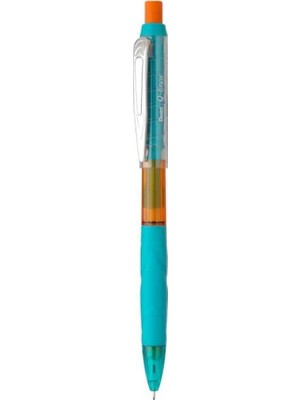 Pentel Versatil Kalem (Mekanik Kurşun Kalem) Metal Klipsli Büyük Boy Silgili Q-Erase 0.7 Mm Yeşil y-qe427-d