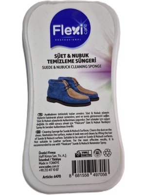 Flexi Care Süet Nubuk Temizleme Süngeri