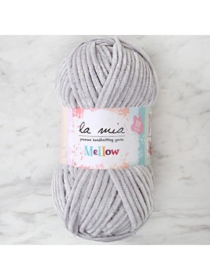 Pazarcan La Mia Mellow Gri Kadife Bebek Yünü Ipi - 942