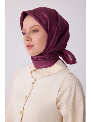 Belli Klasik Desen Ipek Twill Eşarp  - 2026 Ilkbahar-Yaz (T)  4317-89