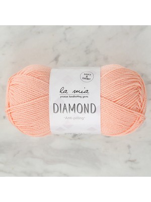 Pazarcan La Mia Diamond Yavruağzı El Örgü Ipi - Anti-Pilling Özelliğiyle