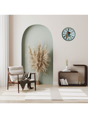 Pazarcan Paris Tema 36 cm Krem Duvar Saati