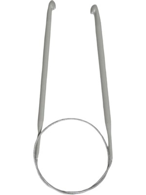 Pazarcan Misinalı Çelik Gagalı Tığ Şiş 6 No 60 cm - Dayanıklı Kullanışlı