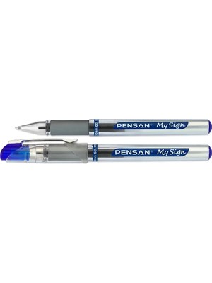 Pensan My Sign Mavi İmza Jel Kalem 12 Adet Dayanıklı Setli Ürün Ergonomik Tasarım