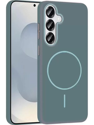 Derin Stok Galaxy S25 Broş Magsafe Kapak - Turkuaz