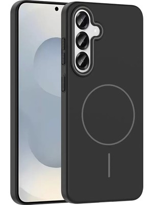 Derin Stok Galaxy S23 Fe Broş Magsafe Kapak - Siyah