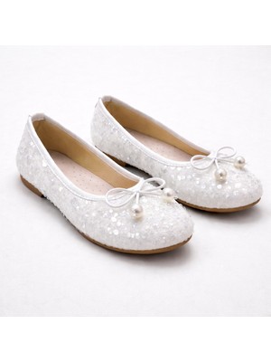 Kindep (Vuudy) Ortapedi Pul Detaylı Kız Çocuk Babet Siyah