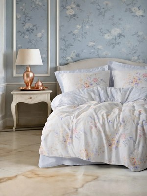 Bilfold Saten Çift Kişilik Nev Takımı Lilou Lila