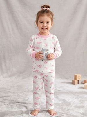 4 Best Brand Rap.bulutlu Ay Kız Çocuk Pijama Takımı