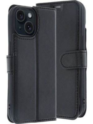 Sb Shopping Iphone 15 S Kapaklı Kılıf - Siyah